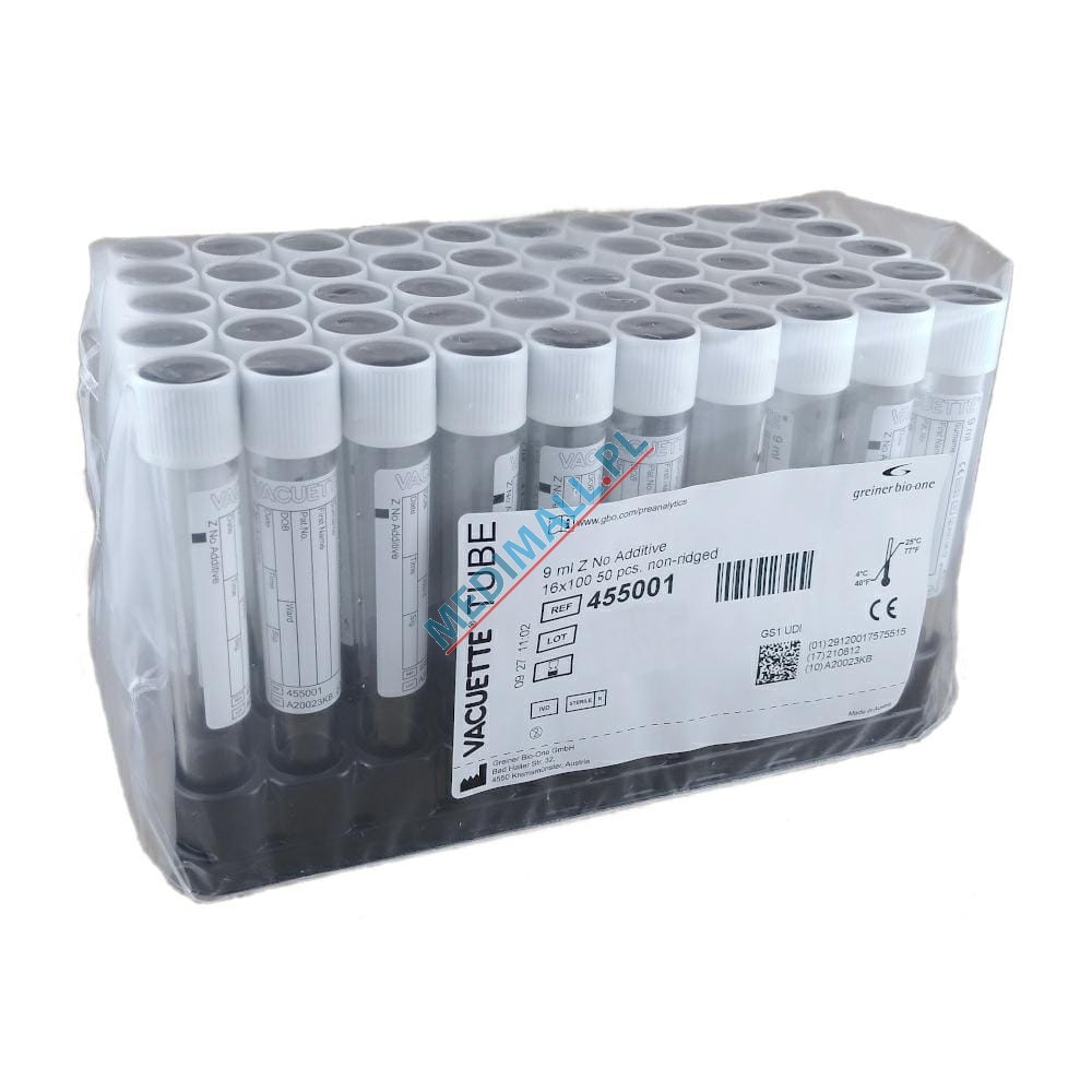 Probowki Probówki 9ml puste bez dodatków korek wciskany 16 x 100mm BIAŁY ...