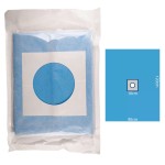 Surgical drape 90x120cm with adhesive FENESTRATION ᴓ10cm ALPHATEX 3-layer sterile
