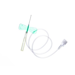 Igła motylek Terumo SURFLO SAFETY 0,8     x 19mm 21G wężyk 30 cm winged infusion set with protector BEZPIECZNA ref. SV*S21NL30 (1 szt.)