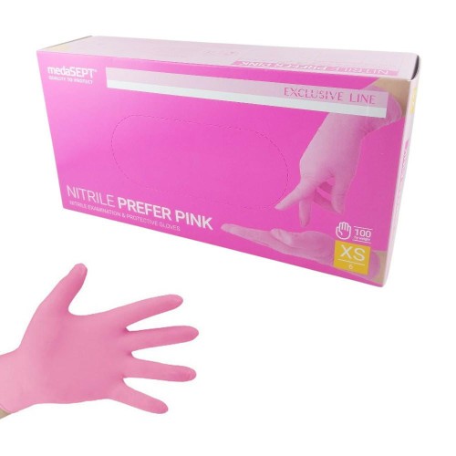 Rekawiczki-medasept-prefer-pink-XS-rozowe-6360