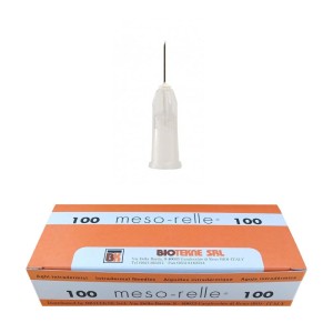 Igły do mezoterapii MESO-RELLE 0,4 x 6    27G x 1/4" M0127G06 szare (100 szt.)