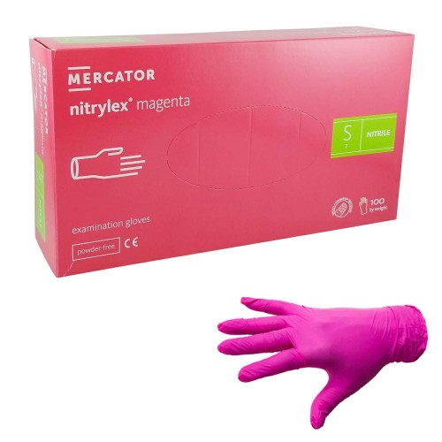 Rekawice-nitrylex-magenta-rozowe-S-mercator-6363