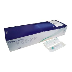Strzykawki 3-częściowe BD EMERALD 5ml     Luer Slip ref. 307731 (100 szt.)