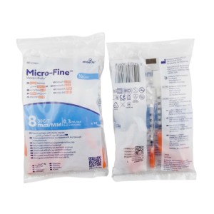 Insulin syringes EMBECTA MICRO-FINE 0,3ml U100 with needle 0,3 x 8 ref. 320829 (10 PIECES)