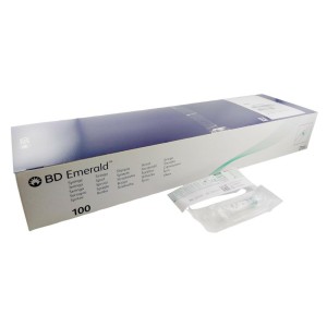 Strzykawki 3-częściowe BD EMERALD 2ml     Luer Slip ref. 307727 (100 szt.)