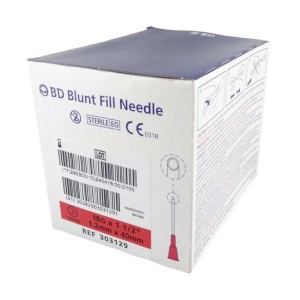 Igły do pobierania leków BD 1,2 x 40 18G  BEZ FILTRA tępe ref. 303129 PROMOCJA (100 szt.)