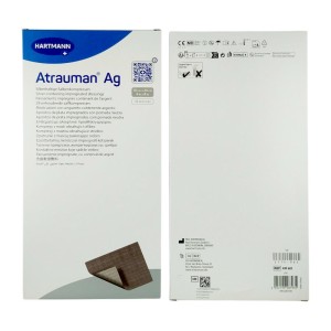 ATRAUMAN AG 10 x 20cm opatrunki z maścią  zawierające srebro ref. 499605 (10 szt.)