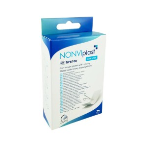 NONVIPLAST 6cm x 1m non-woven plaster with dressing