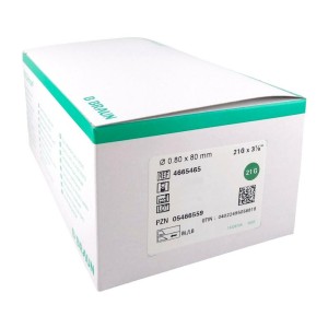 Igły iniekcyjne Braun Sterican 0,8 x 80   21G x 3 1/8`` ref. 4665465 PROMOCJA (100 szt.)