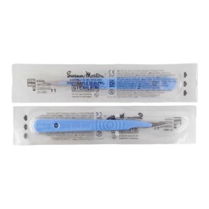 Disposable Scalpels Swann Morton  No. 11 ref. 0503 (1 PIECE)