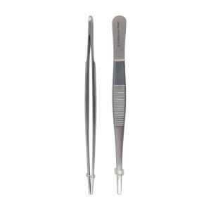 Thumb dressing forceps 12,5cm IAA Surgical surgical steel non-sterile ref. 05-516-13