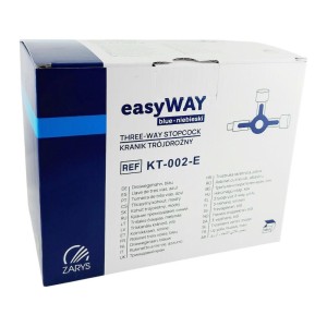 EASYWAY kranik trójdrożny NIEBIESKI ref.  KT-002-E (50 szt.)