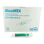 dicoNEX 10ml strzykawki 3-częściowe LUER  zielony tłok ref. 010ML-3CZ-R (100 szt.)