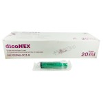 dicoNEX 20ml strzykawki 3-częściowe LUER  zielony tłok ref. 020ML-3CZ-R (50 szt.)