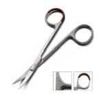 Scissors IRIS sharp / sharp 11cm STERILE BATIST SET 391 - IMMUNITY KIT