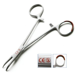 Kleszczyki PEAN 12,5 cm ZAGIĘTE STERYLNE BATIST SET 468 - IMMUNITY KIT