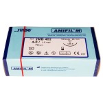 Szwy AMIFIL M 4-0 CE-4 19mm 75cm nici     chirurgiczne niewchłanialne 3/8 koła ref. 2MA 402 (10szt.)