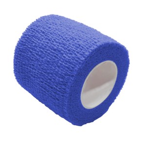 Bandaż COBAN 5cm x 4,5m NIEBIESKI samoprzylepny kohezyjny elastyczny POLFLEX