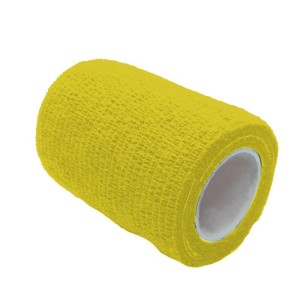 Bandaż COBAN 7,5cm x 4,5m ŻÓŁTY samoprzylepny kohezyjny elastyczny POLFLEX