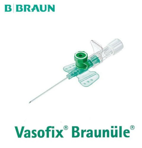 Braun Vasofix Braunule 18G - zielono biały-2052