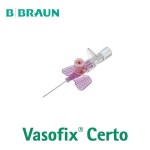 Cannula VASOFIX CERTO 1,1x25mm B.Braun 20G x 1 '' pink/white (1 PIECE)