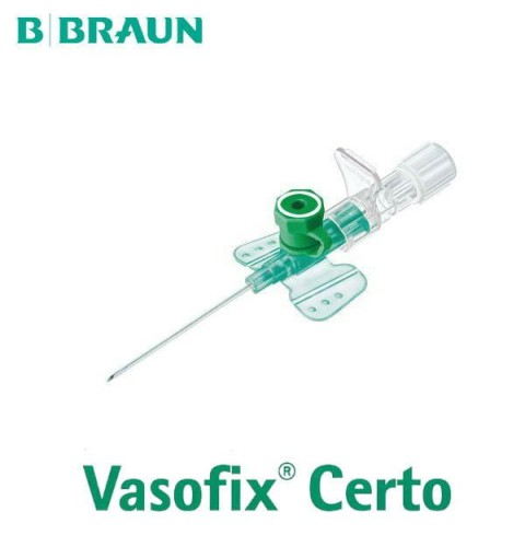 Braun Vasofix Certo 18G - zielono biały-2048