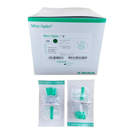 B.Braun Mini-Spike® Plus Mit Microspitze, Mit Belüftungsfilter 0,45 µg 1x50 Stück | 450053