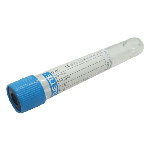 Probówki 9ml z cytrynianem sodu 1 sztuka-600
