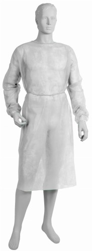 Fartuch ochronny rękaw na GUMKĘ L BIAŁY-2709