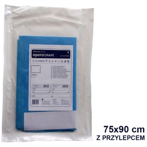 Serweta 75 x 90cm z PRZYLEPCEM OPERO DRAPE dwuwarstwowa włókninowa jałowa