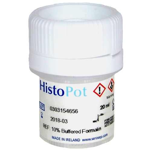 Pojemnik HISTOPOT 20 ml z 10 proc. formaliną-625
