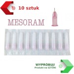 IGŁA MESORAM 0,23 x 4 (10 SZTUK) do       mezoterapii 32G x 1/6" różowa/zielona