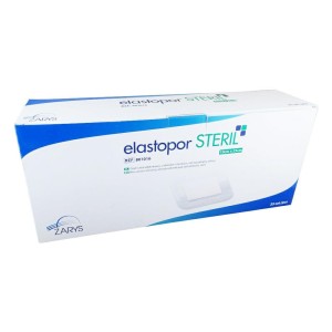 ELASTOPOR STERIL 10 x 25 cm (25 szt.) opatrunek włókninowy z wkładem chłonnym, samoprzylepny, jałowy