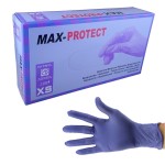 Rękawiczki MAX-PROTECT rozmiar XS nitrylowe bezpudrowe (100 szt.)