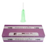 Mesotherapy NEEDLES MESO-RELLE 0,2 x 12 33G x 1 / 2'' AM33G green (100 pcs)