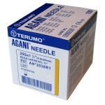 Hypodermic needles TERUMO AGANI 0,9 x 38 20G x 1 1/2" yellow AN*2038R1 (100 pcs)