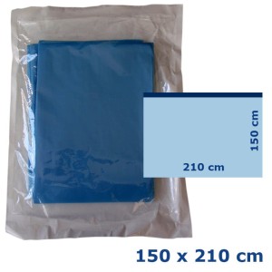 Serweta 150 x 200cm z PRZYLEPCEM ALPHATEX dwuwarstwowa włókninowa jałowa