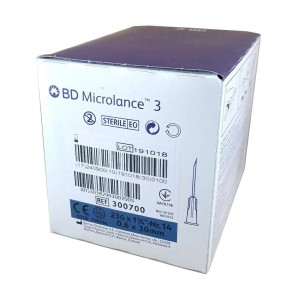 Igły iniekcyjne BD MICROLANCE 0,6 x 30 23G x 1 1/4" niebieskie (100 szt.)