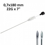 BD SPINAL NEEDLE 0,7 x 178 mm QUINCKE POINT 22G x 7,00'' black (1 PIECE)