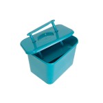 Instruments disinfection tray 1,3L SAFEDEZ 12 x 10 x 11 cm TURQUOISE