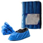 Shoe covers PE (100 pcs) BETATEX polyethylene BLUE 38cm