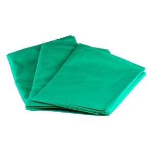 Prześcieradło włókninowe 210 x 160cm      FOLIOWANE BETATEX ZIELONE 25g/m2 niejałowe BT-030-PF-25-160X210-G (20 szt.)