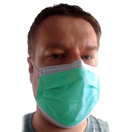 Maseczki chirurgiczne z GUMKAMI BETATEX ZIELON-2953