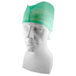 Czepek CHIRURGICZNY NA TROKI ZIELONY      furażerka C-2 ref. B25.60-201 (100 szt.)