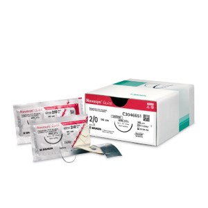 Szwy NOVOSYN QUICK 3/0 DS19 dł.70cm igła 3/8 koła odwrotnie tnąca (36 szt.)