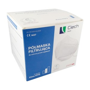 Półmaska ochronna FFP2 / KN95 (1 szt.) CIECH z atestem zgodne z EN 149:2001+A1:2009