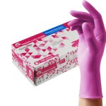 Rękawiczki ESSENTI CARE ROSSE rozmiar L RÓŻOWE bezpudrowe (100 szt.)