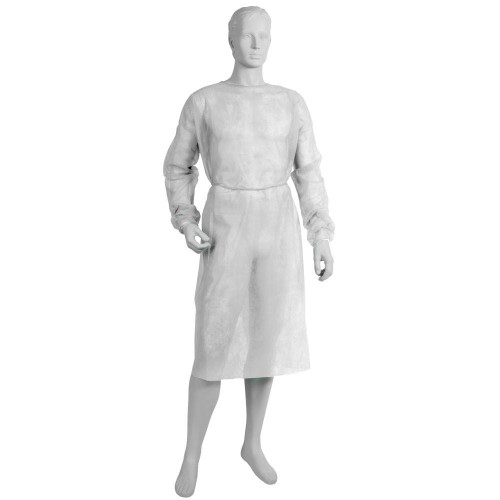 Fartuch ochronny rękaw na GUMKĘ L BIAŁY-3377