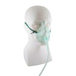 Oxygen mask L with 210cm tubing for adults GREETMED / BIALMED