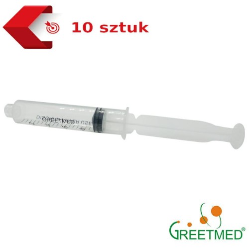 Strzykawka Greetmed 10ml Luer Lock 10szt-2129